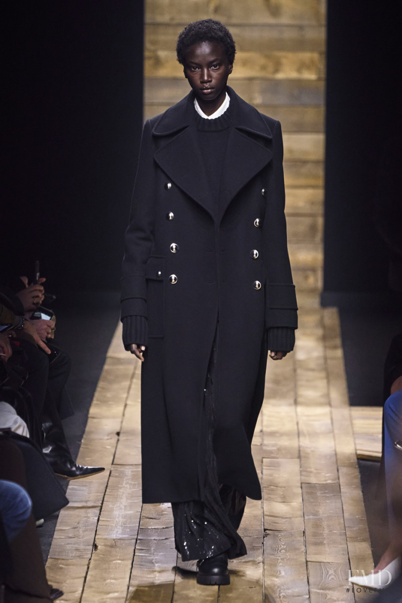 Anok Yai featured in  the Michael Kors Collection fashion show for Autumn/Winter 2020