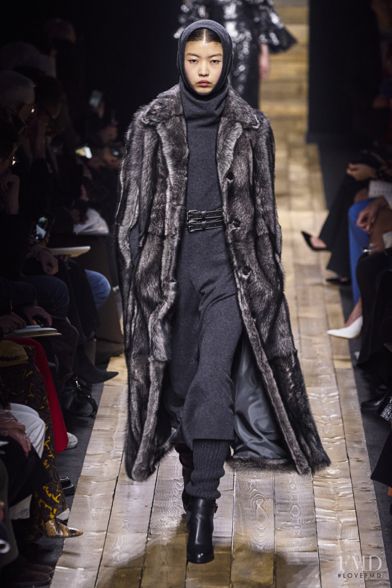 Tang He featured in  the Michael Kors Collection fashion show for Autumn/Winter 2020