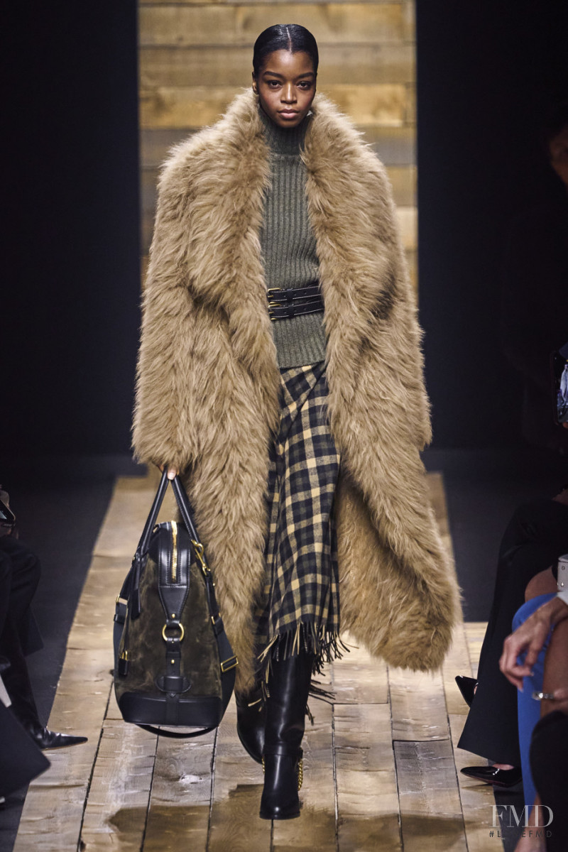 Kyla Ramsey featured in  the Michael Kors Collection fashion show for Autumn/Winter 2020