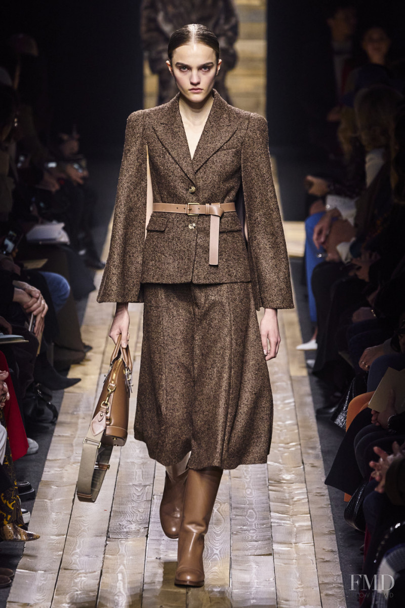 Josefine Lynderup featured in  the Michael Kors Collection fashion show for Autumn/Winter 2020