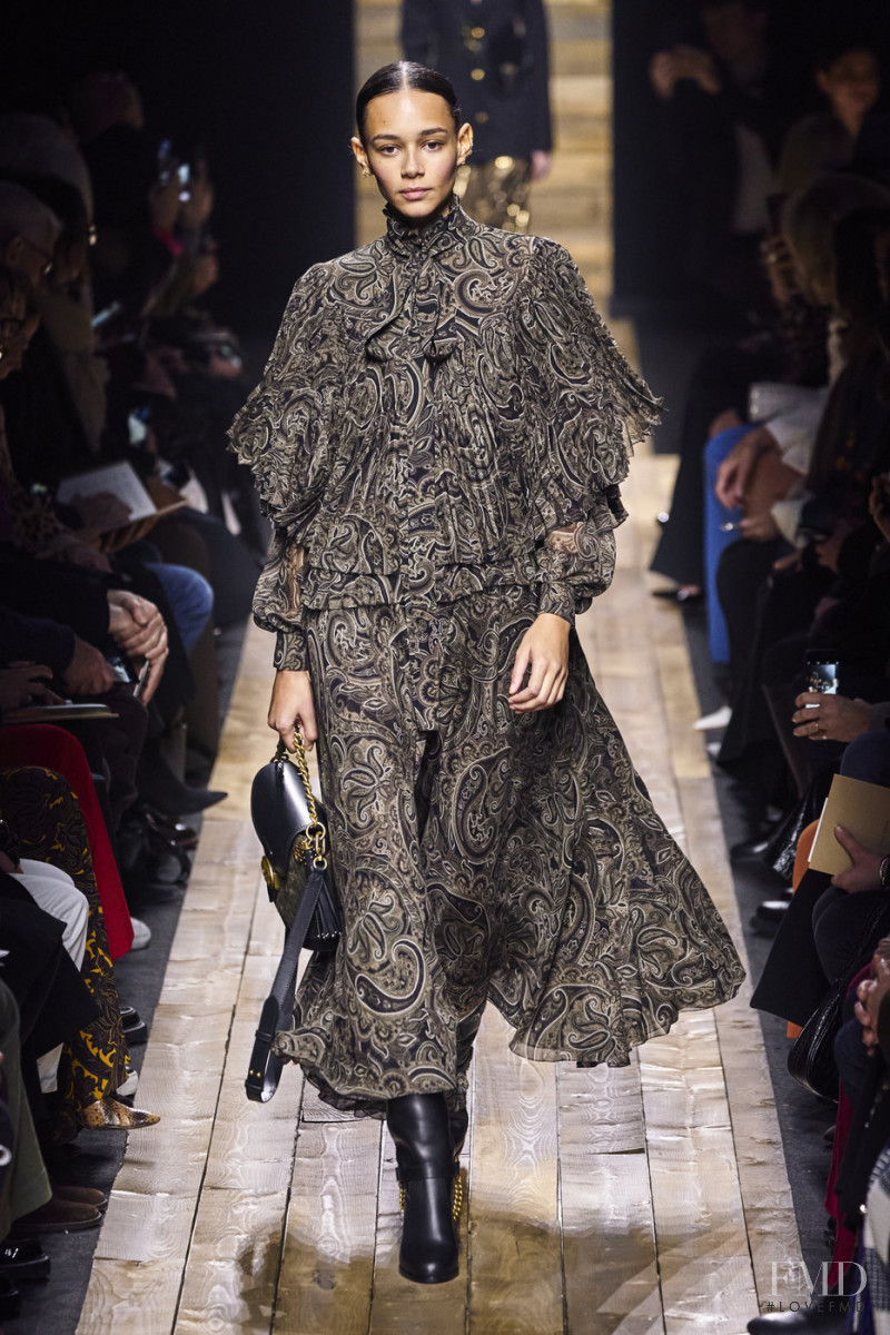 Binx Walton featured in  the Michael Kors Collection fashion show for Autumn/Winter 2020