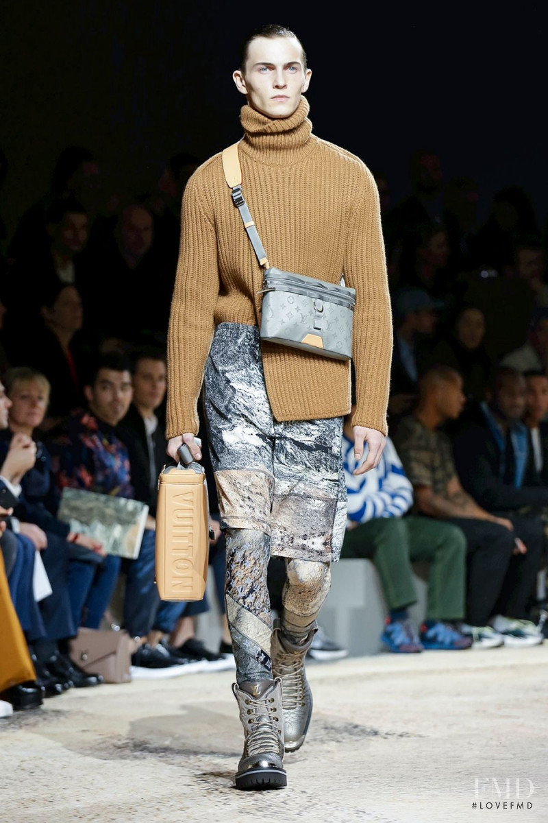 Luc Defont Saviard featured in  the Louis Vuitton fashion show for Autumn/Winter 2018