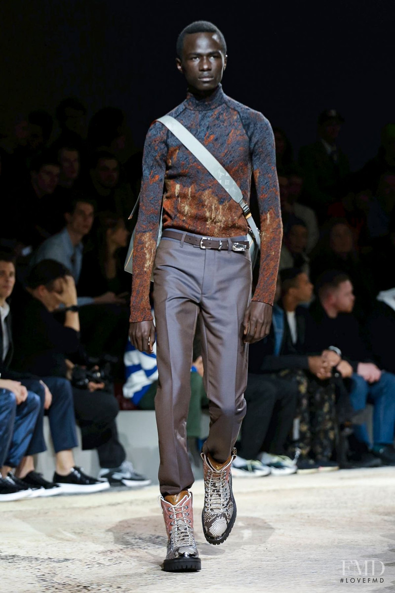 Malick Bodian featured in  the Louis Vuitton fashion show for Autumn/Winter 2018