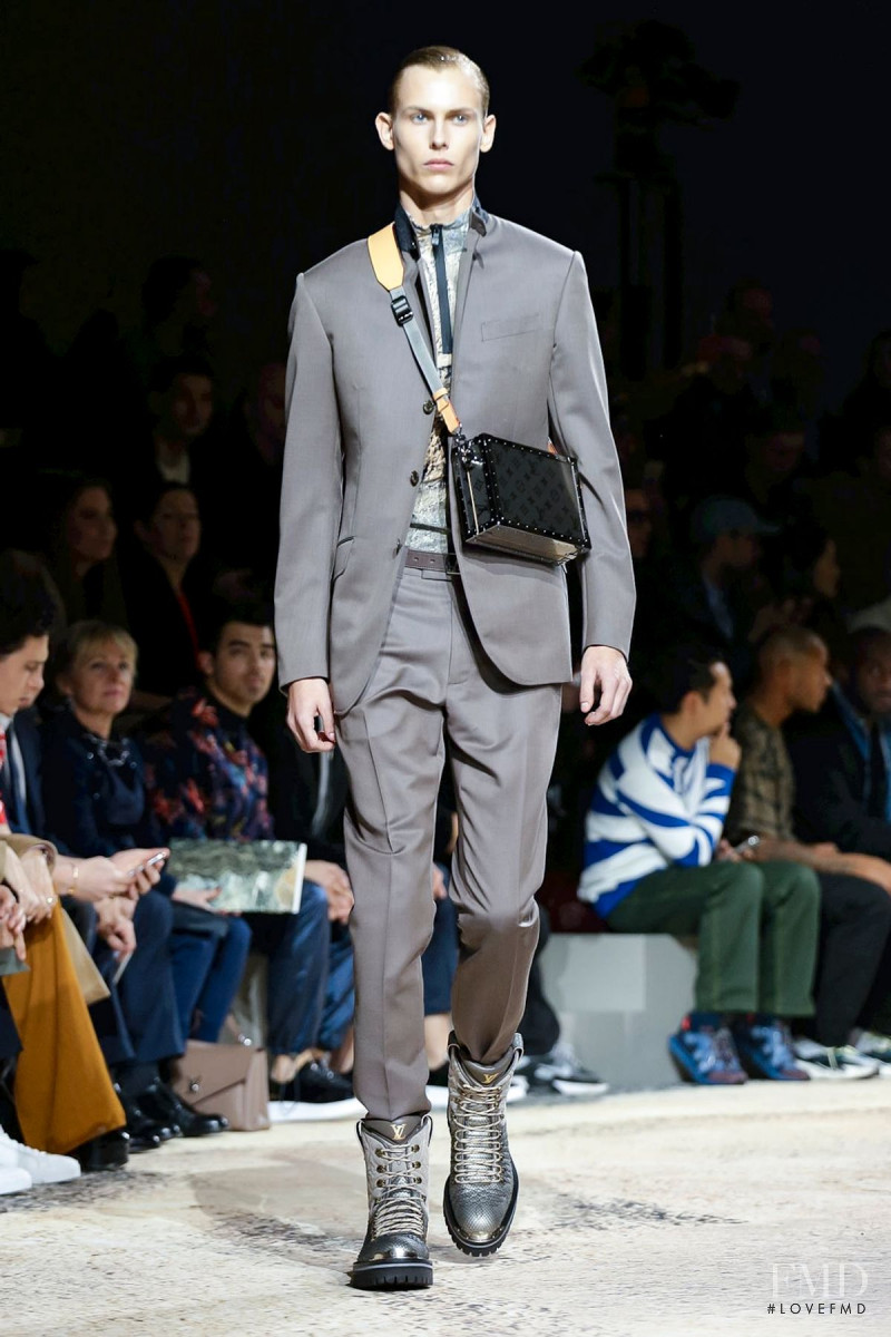 Oliver Houlby featured in  the Louis Vuitton fashion show for Autumn/Winter 2018