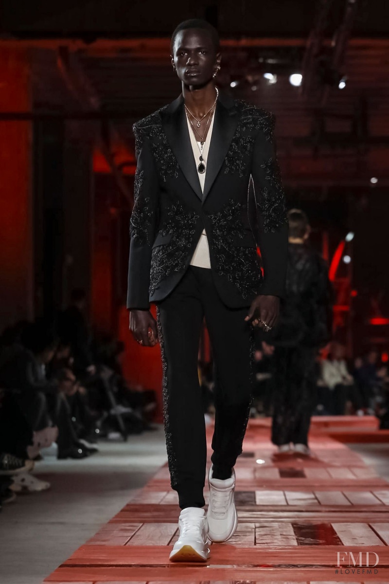 Malick Bodian featured in  the Alexander McQueen fashion show for Autumn/Winter 2018