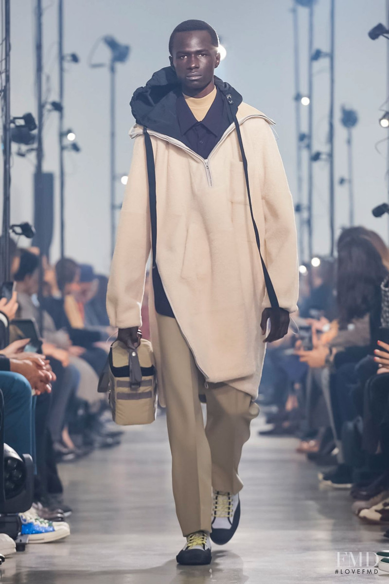 Malick Bodian featured in  the Lanvin fashion show for Autumn/Winter 2018