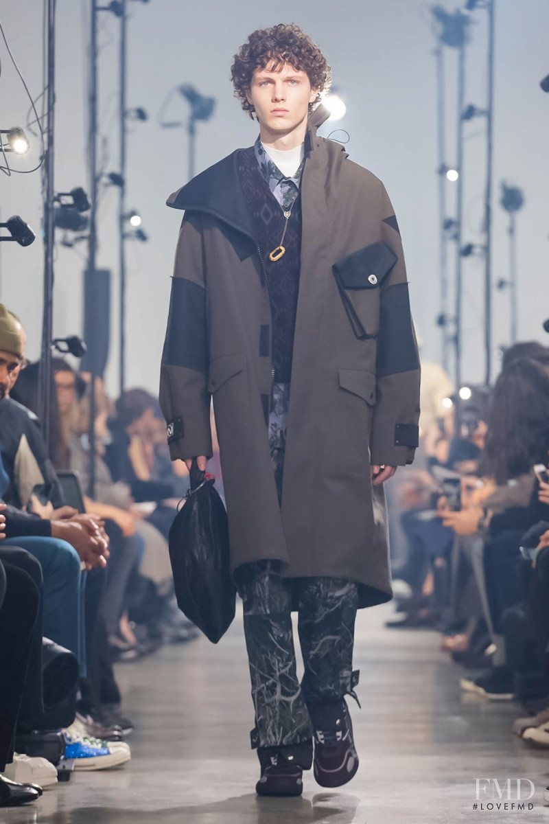 Daan Duez featured in  the Lanvin fashion show for Autumn/Winter 2018