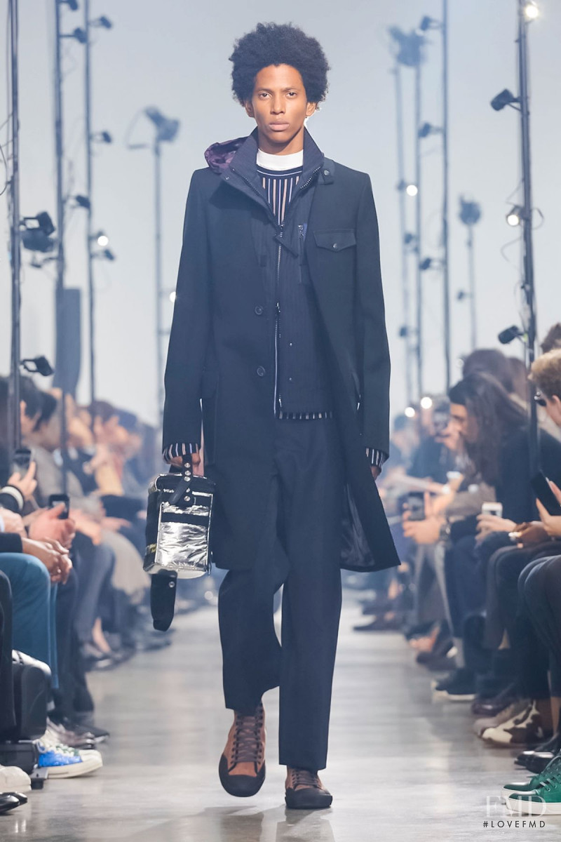 Rafael Mieses featured in  the Lanvin fashion show for Autumn/Winter 2018