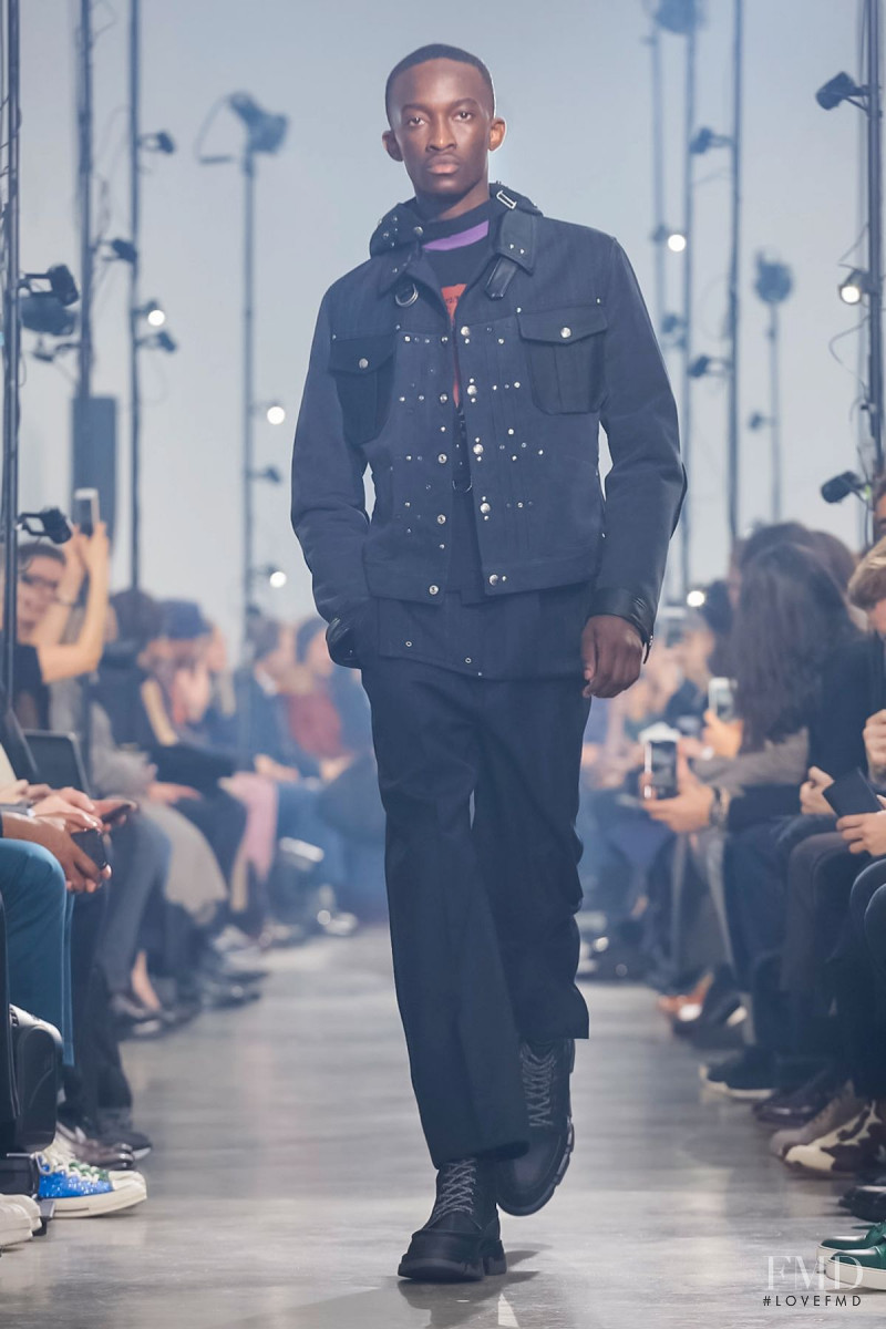 Cheikh Kebe featured in  the Lanvin fashion show for Autumn/Winter 2018