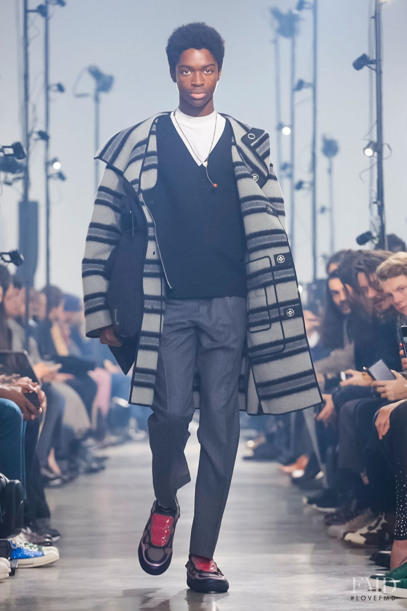Alton Mason featured in  the Lanvin fashion show for Autumn/Winter 2018