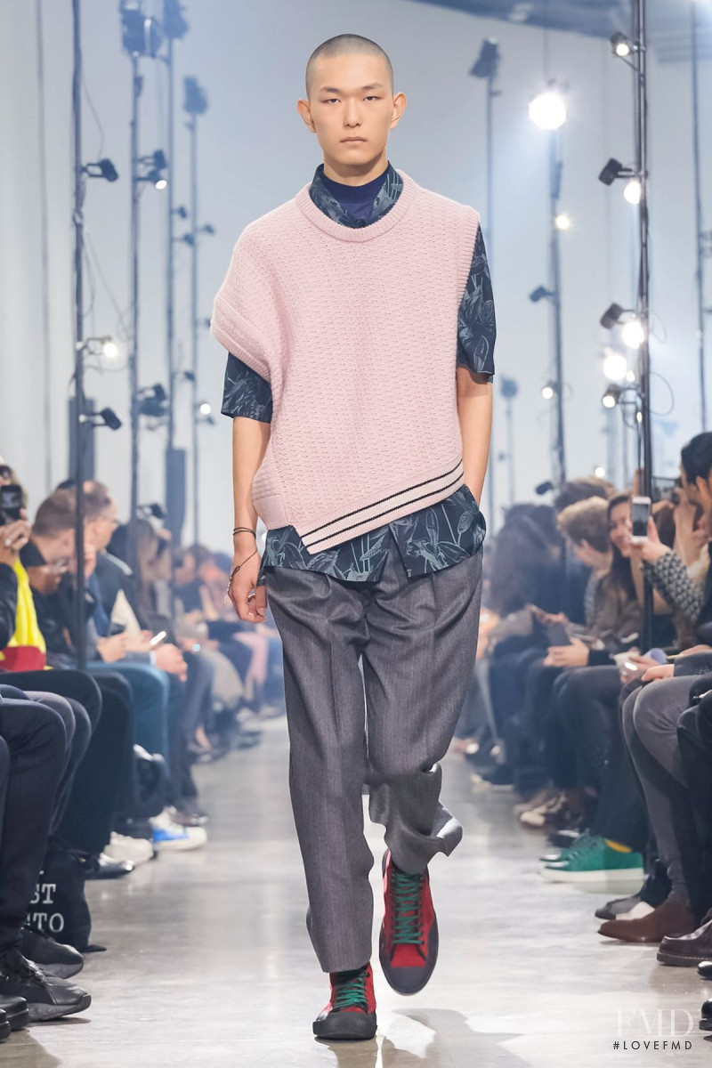 Jae Seung Kim featured in  the Lanvin fashion show for Autumn/Winter 2018