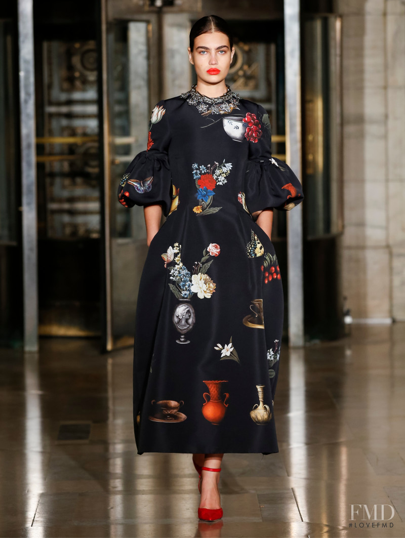 Alana Felisberto featured in  the Oscar de la Renta fashion show for Autumn/Winter 2020