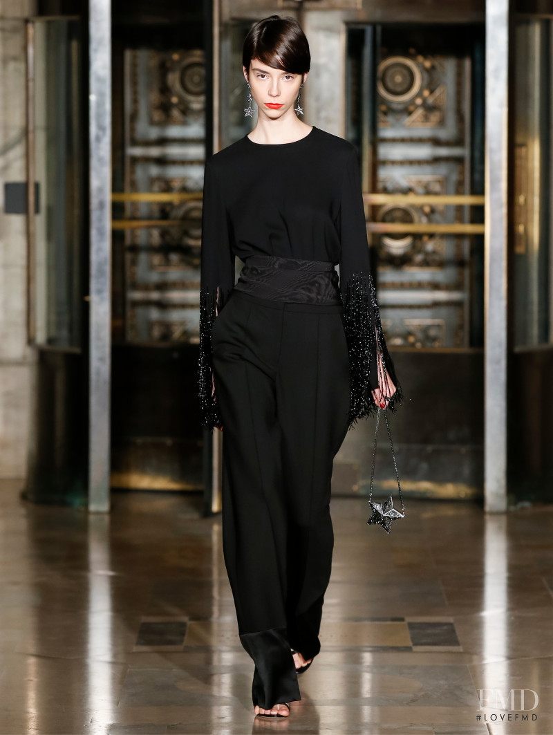 Manuela Miloqui featured in  the Oscar de la Renta fashion show for Autumn/Winter 2020