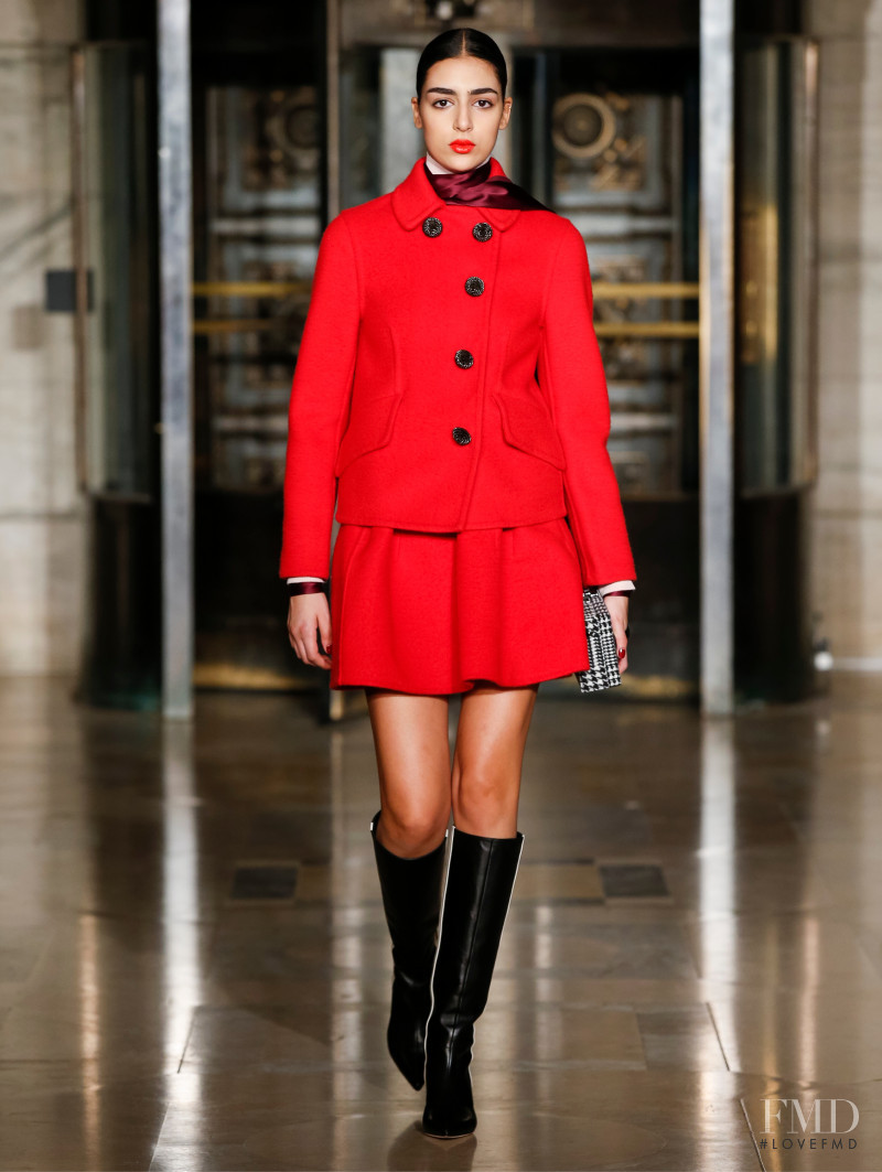 Nora Attal featured in  the Oscar de la Renta fashion show for Autumn/Winter 2020