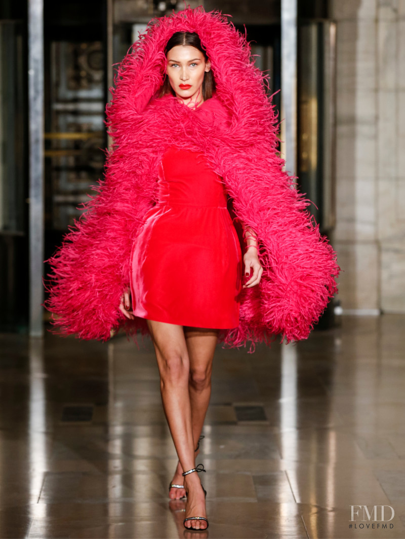 Bella Hadid featured in  the Oscar de la Renta fashion show for Autumn/Winter 2020