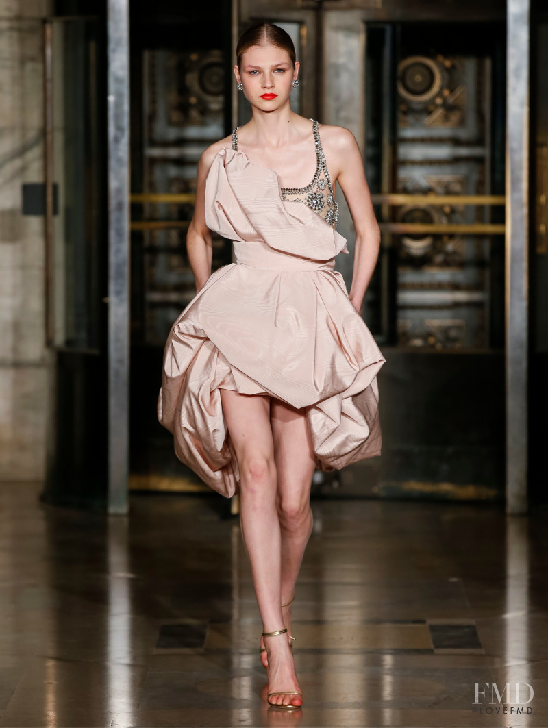 Deirdre Firinne featured in  the Oscar de la Renta fashion show for Autumn/Winter 2020