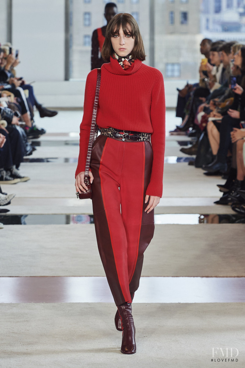 Evelyn Nagy featured in  the Longchamp fashion show for Autumn/Winter 2020