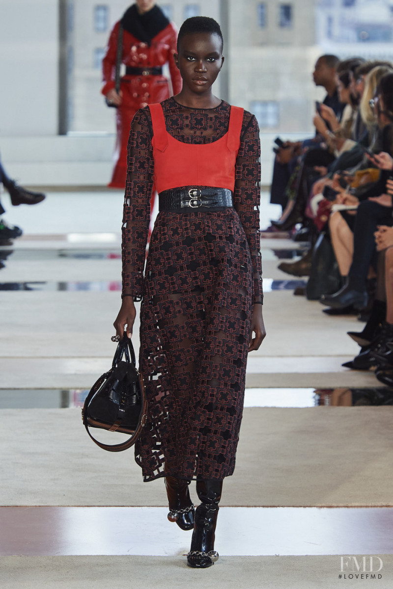 Achenrin Madit featured in  the Longchamp fashion show for Autumn/Winter 2020