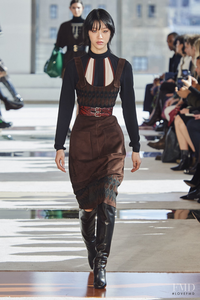 So Ra Choi featured in  the Longchamp fashion show for Autumn/Winter 2020