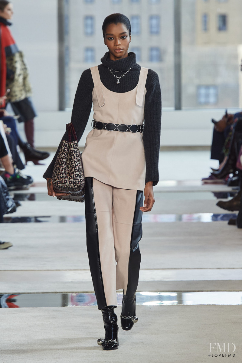Kyla Ramsey featured in  the Longchamp fashion show for Autumn/Winter 2020
