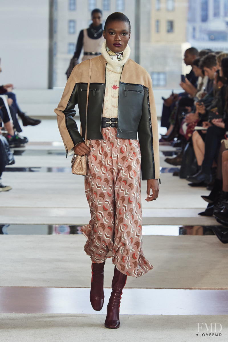 Naki Depass featured in  the Longchamp fashion show for Autumn/Winter 2020