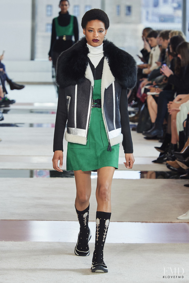 Janaye Furman featured in  the Longchamp fashion show for Autumn/Winter 2020