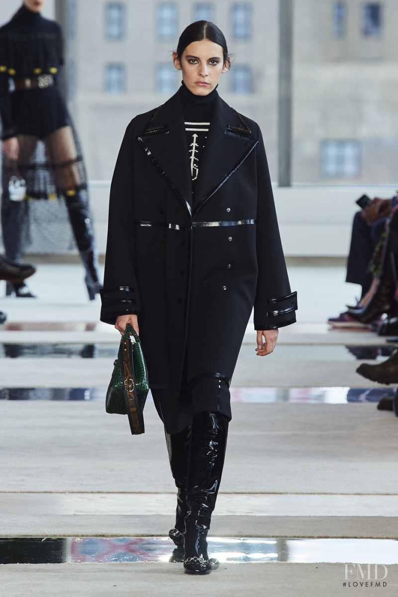 Cyrielle Lalande featured in  the Longchamp fashion show for Autumn/Winter 2020