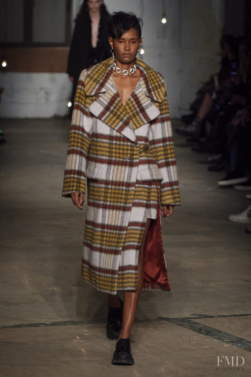 Ysaunny Brito featured in  the Monse fashion show for Autumn/Winter 2020