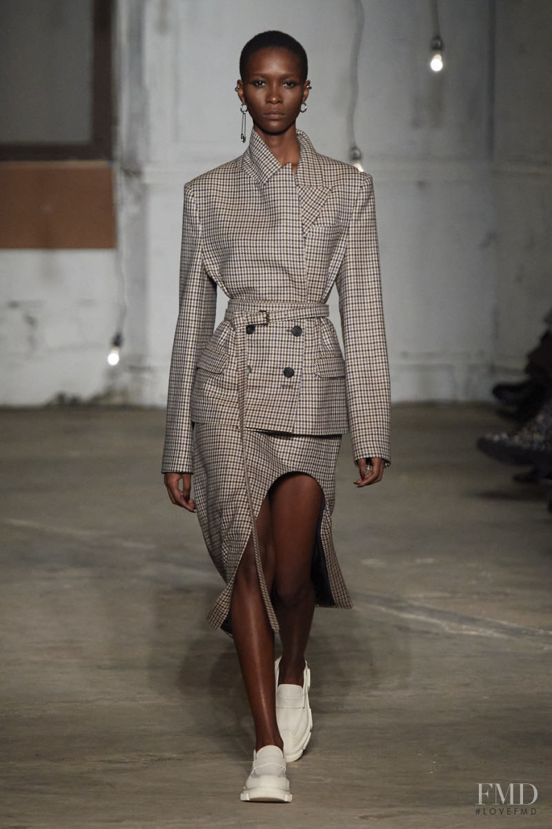 Mahany Pery featured in  the Monse fashion show for Autumn/Winter 2020