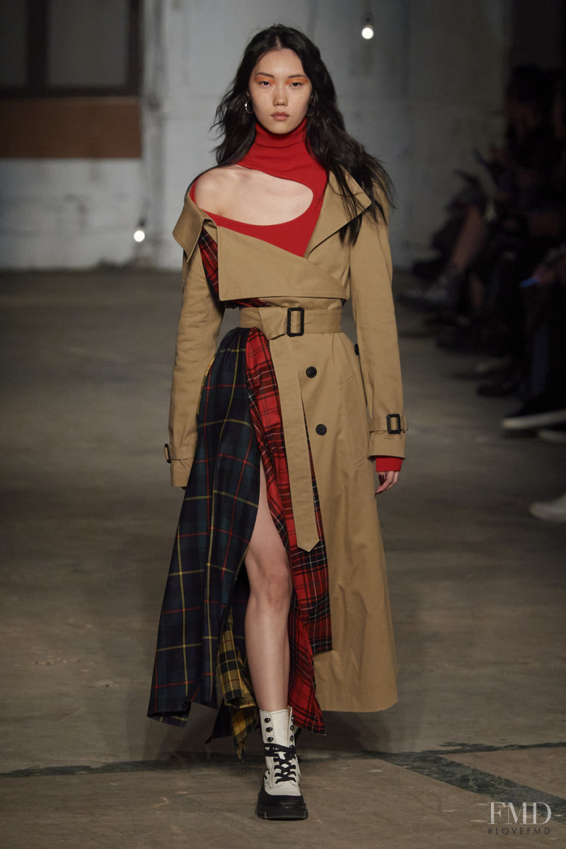 Kim Min Jung featured in  the Monse fashion show for Autumn/Winter 2020