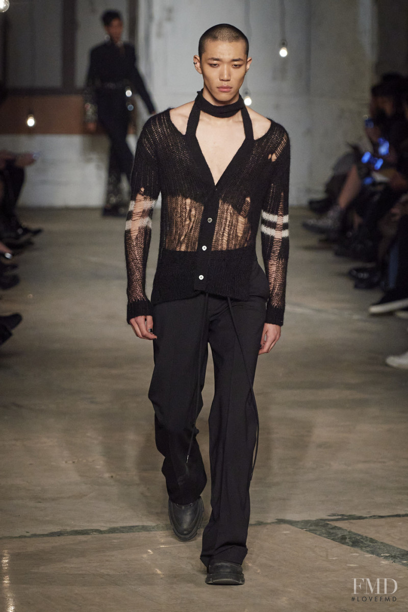 Youm Seunghoon featured in  the Monse fashion show for Autumn/Winter 2020