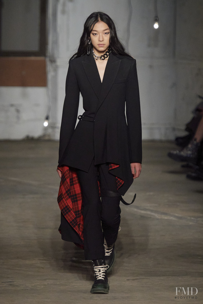Seol Hee Kim featured in  the Monse fashion show for Autumn/Winter 2020