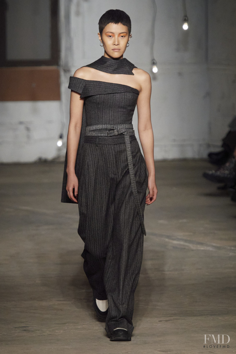 So Hyun Jung featured in  the Monse fashion show for Autumn/Winter 2020