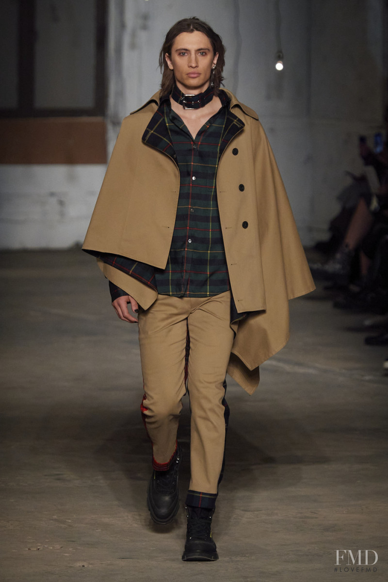 James Turlington featured in  the Monse fashion show for Autumn/Winter 2020