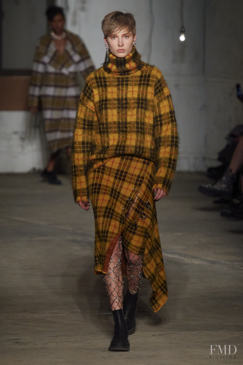 Aasmae Rebecca Lotta featured in  the Monse fashion show for Autumn/Winter 2020