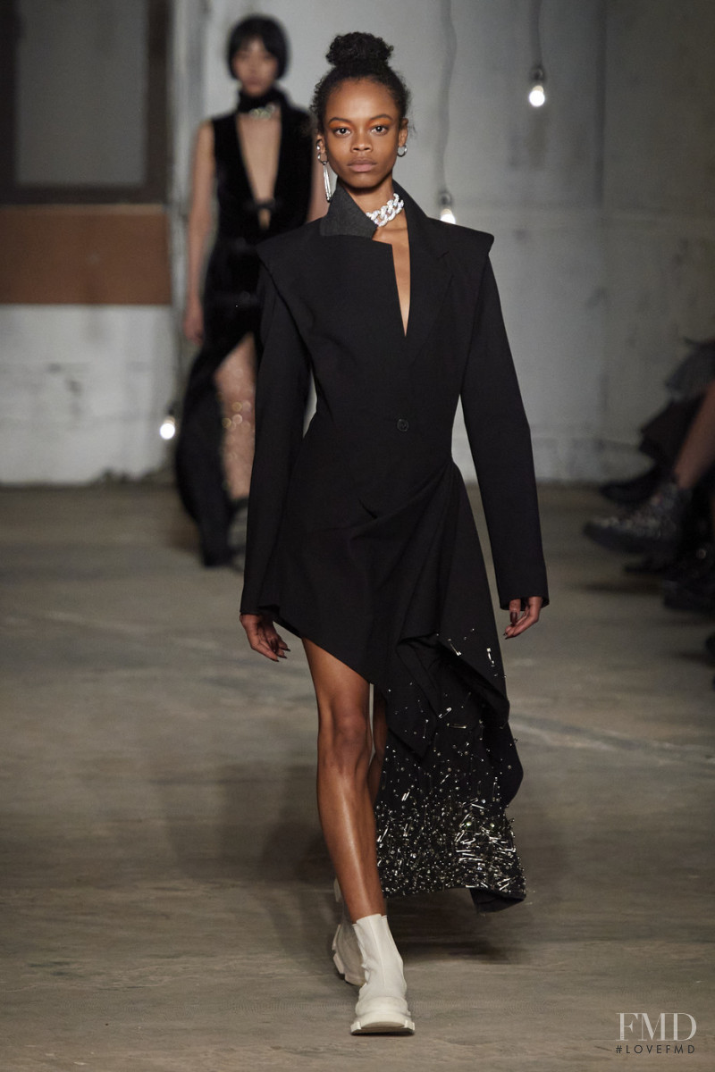 Aaliyah Hydes featured in  the Monse fashion show for Autumn/Winter 2020