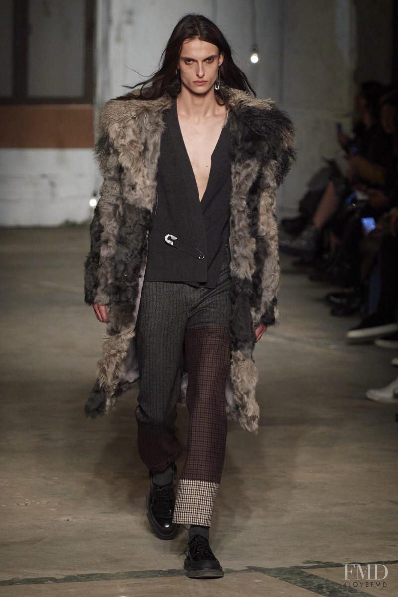 Attila Sarkozi featured in  the Monse fashion show for Autumn/Winter 2020