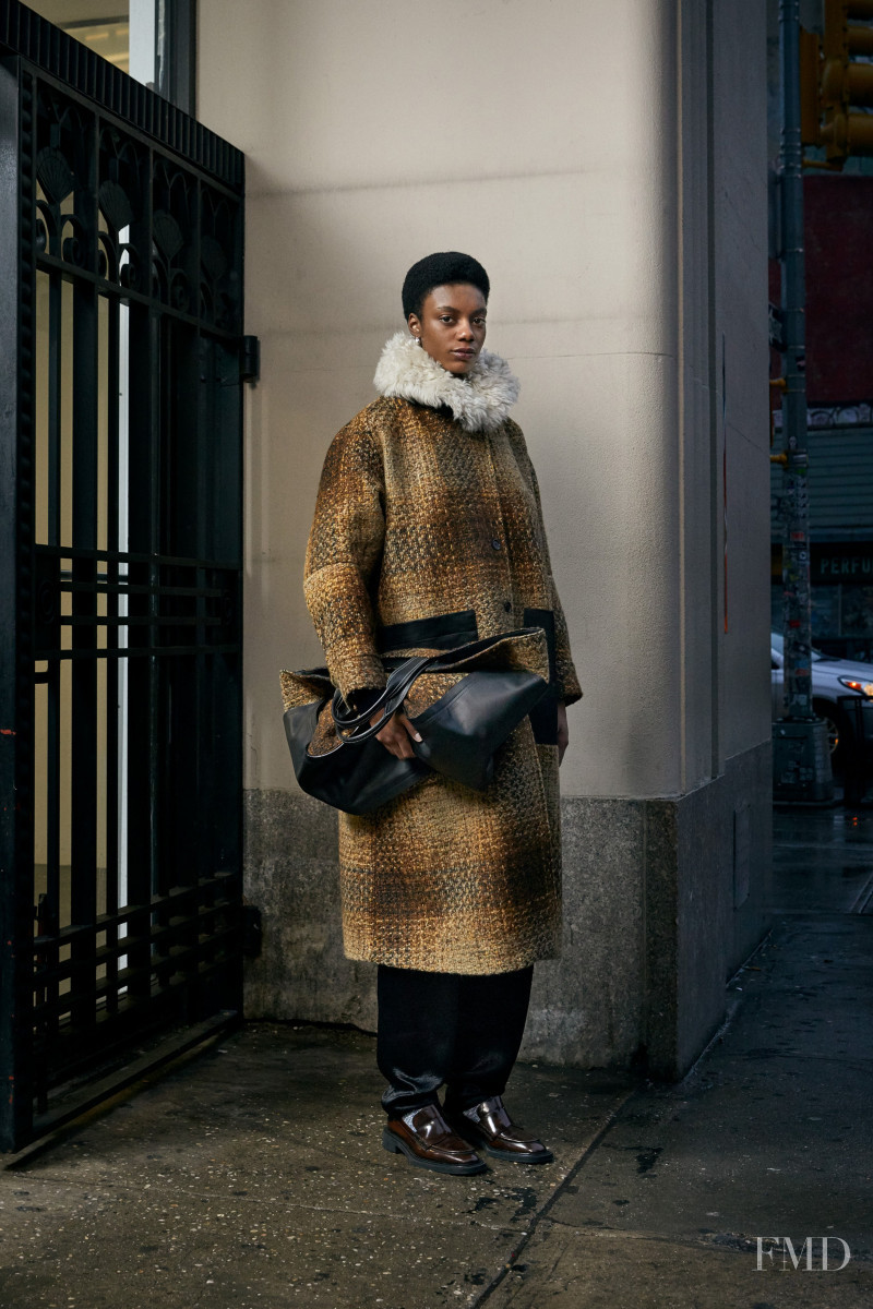 Alexis Brookins featured in  the Rachel Comey fashion show for Autumn/Winter 2020
