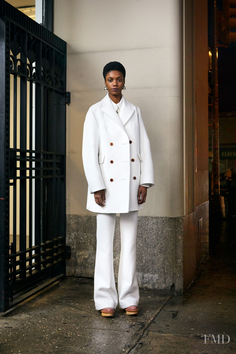 Alexis Brookins featured in  the Rachel Comey fashion show for Autumn/Winter 2020