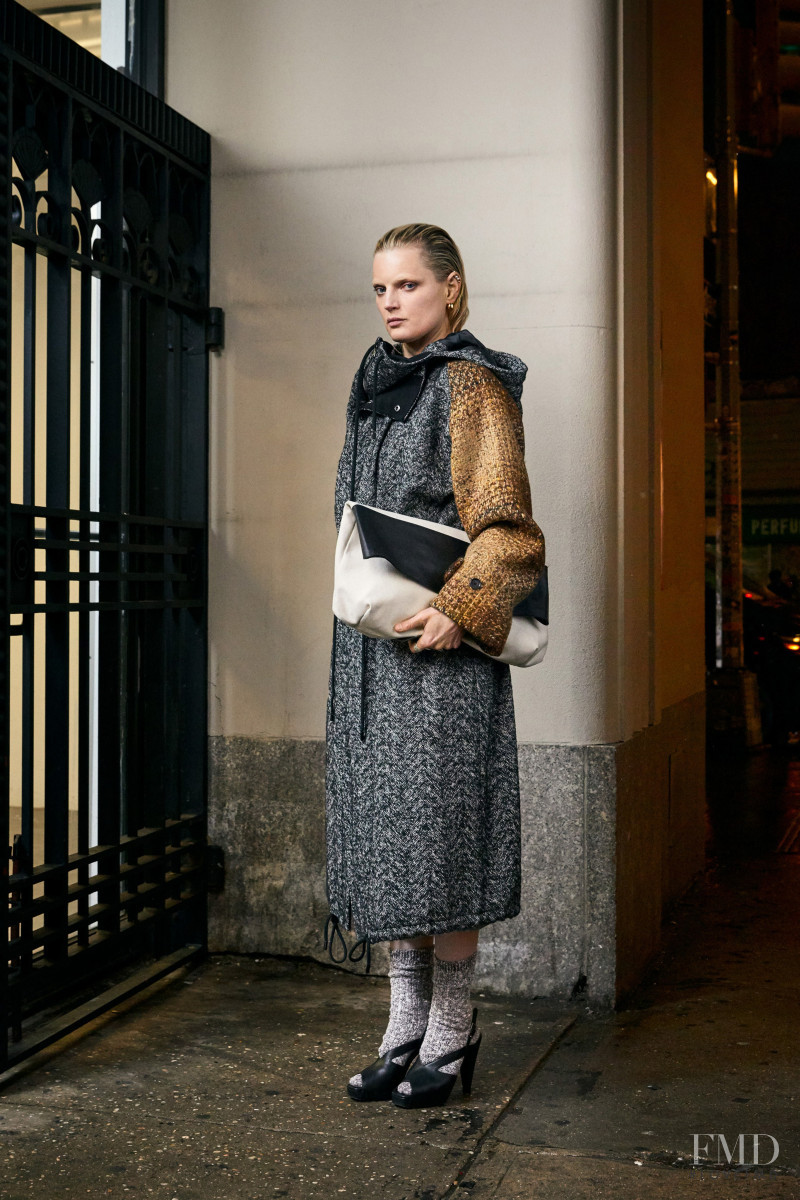 Birgit Kos featured in  the Rachel Comey fashion show for Autumn/Winter 2020