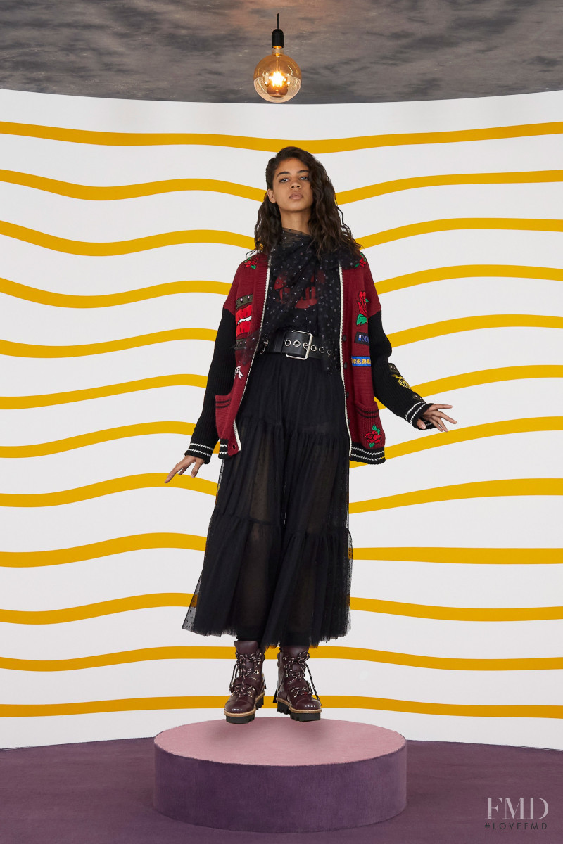 Rocio Marconi featured in  the RED Valentino fashion show for Autumn/Winter 2020