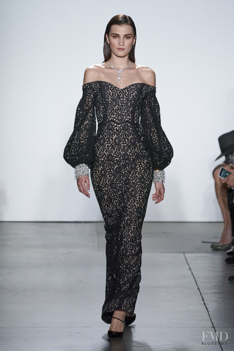 Irina Djuranovic featured in  the Pamella Roland fashion show for Autumn/Winter 2020