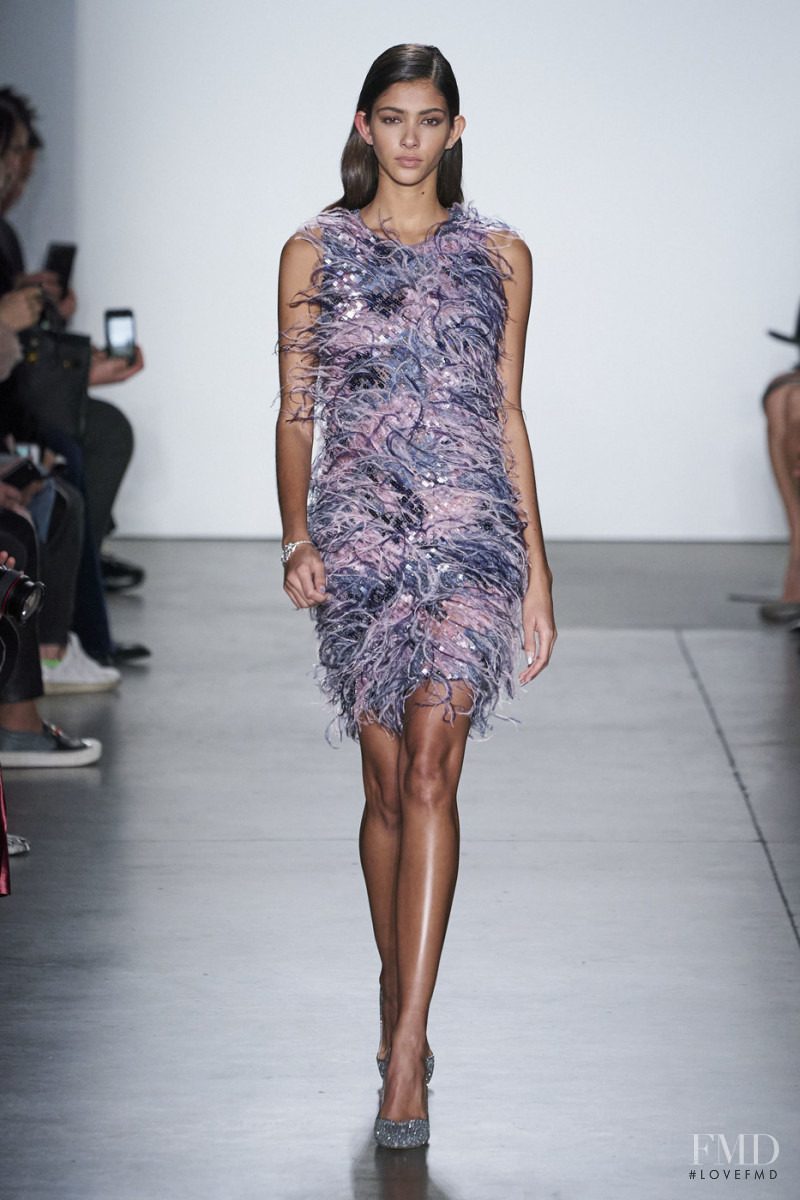 Brittany Noon featured in  the Pamella Roland fashion show for Autumn/Winter 2020