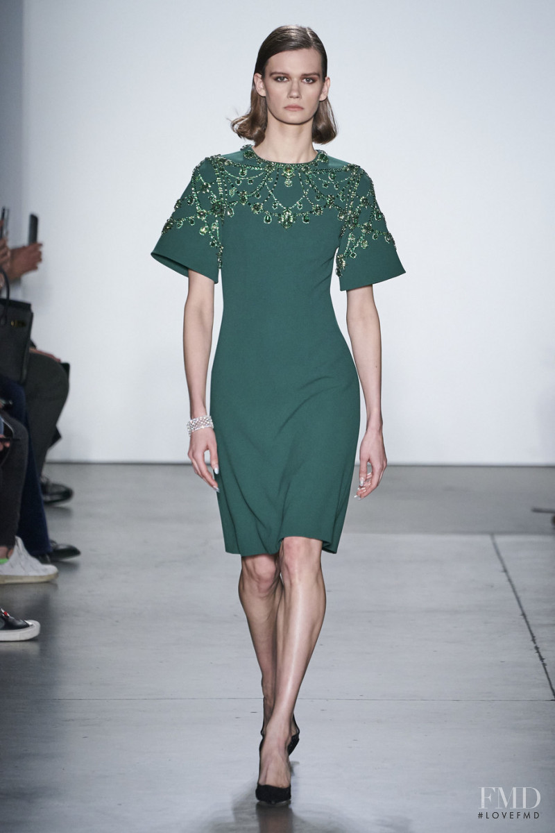 Daniela Kocianova featured in  the Pamella Roland fashion show for Autumn/Winter 2020