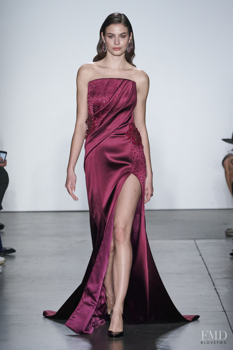 Paulina Fuchs featured in  the Pamella Roland fashion show for Autumn/Winter 2020