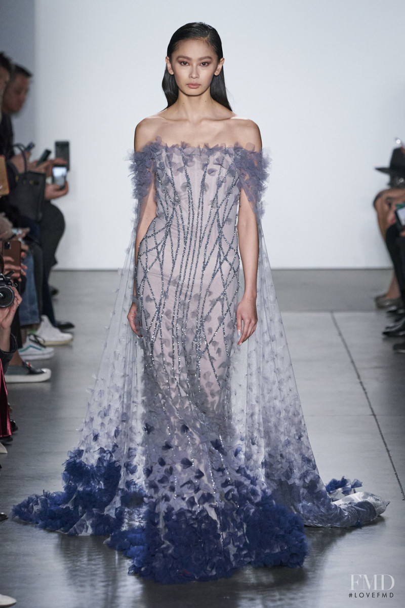Jolie Chang featured in  the Pamella Roland fashion show for Autumn/Winter 2020