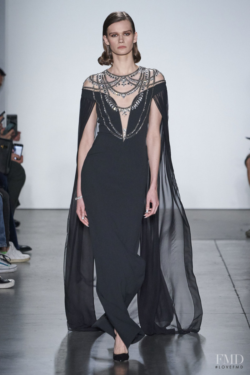 Daniela Kocianova featured in  the Pamella Roland fashion show for Autumn/Winter 2020