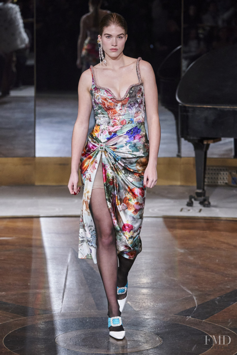 Emma Copps featured in  the Prabal Gurung fashion show for Autumn/Winter 2020