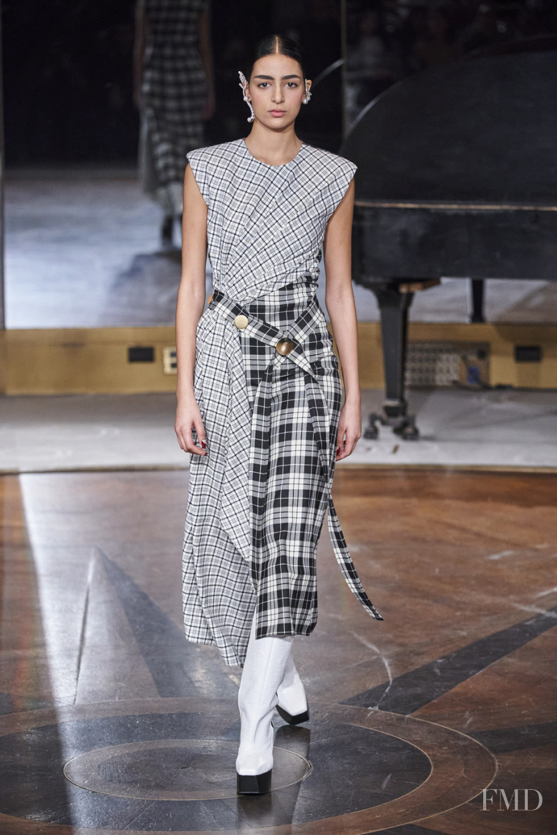 Nora Attal featured in  the Prabal Gurung fashion show for Autumn/Winter 2020