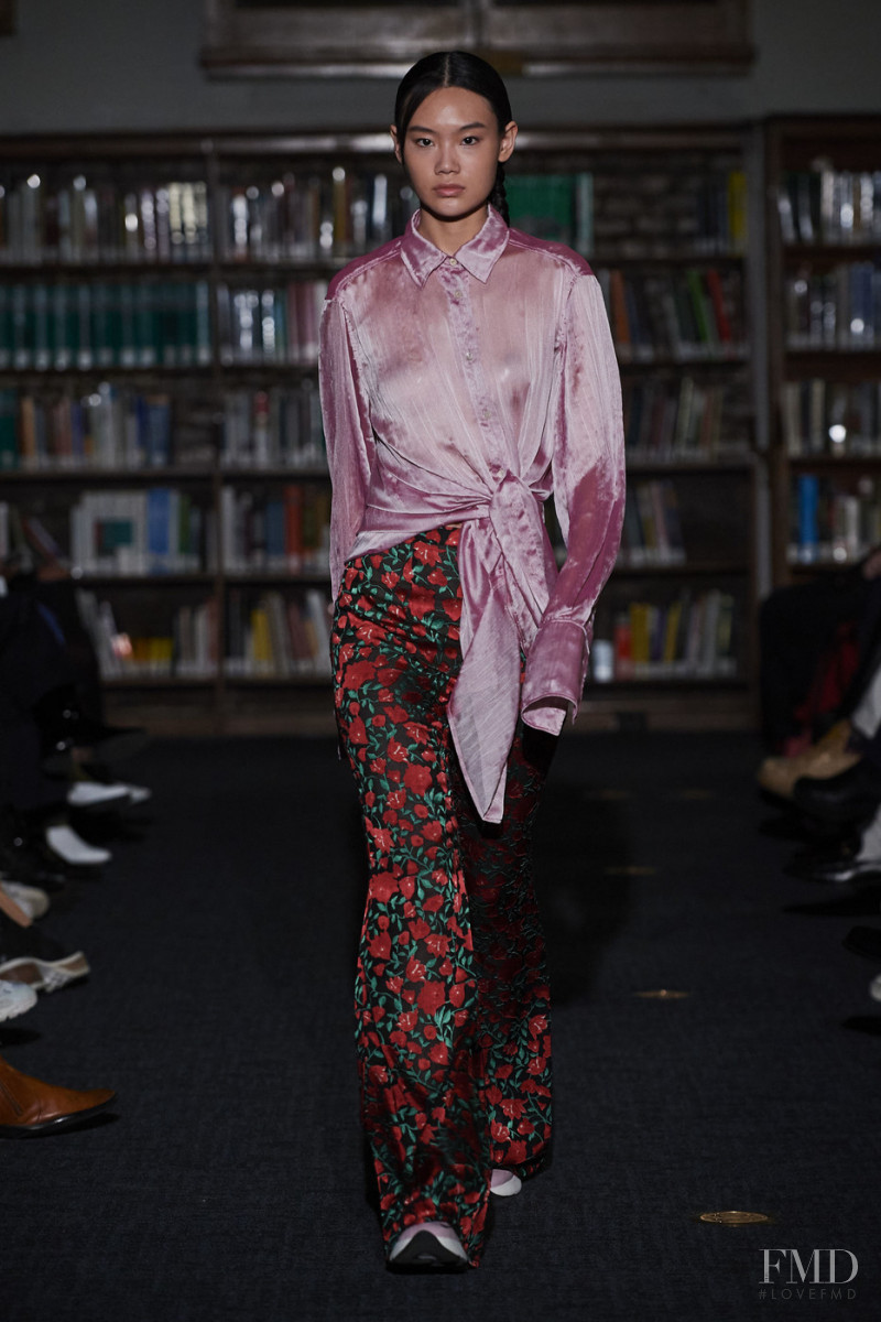 Beans ShiYi Wang featured in  the PRISCAVera fashion show for Autumn/Winter 2020
